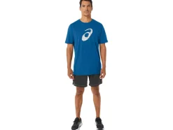 Outlet ASICS PAINTBRUSH SHORT SLEEVE TEE Lake Drive Heather