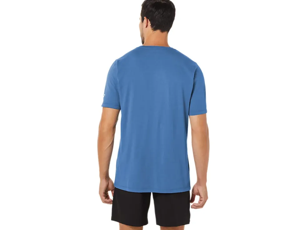Cheap ASICS PAINTBRUSH SHORT SLEEVE TEE Azure