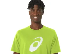 Sale ASICS PAINTBRUSH SHORT SLEEVE TEE Lime Zest