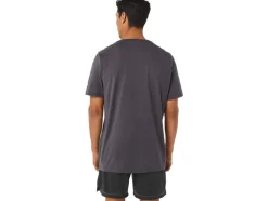 Clearance ASICS PAINTBRUSH SHORT SLEEVE TEE Dark Grey Heather