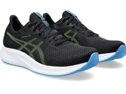 Cheap ASICS PATRIOT 13 Black/Electric Lime
