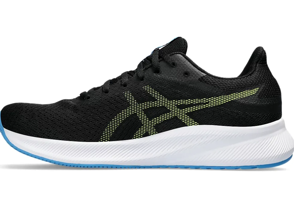 Cheap ASICS PATRIOT 13 Black/Electric Lime