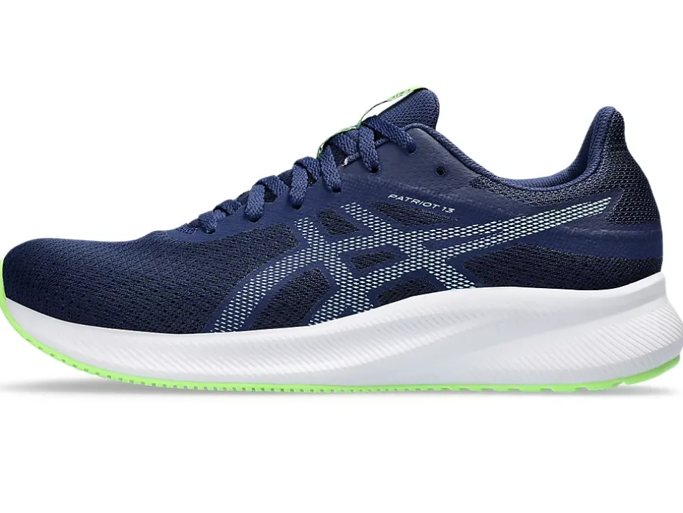 Cheap ASICS PATRIOT 13 Blue Expanse/Illuminate Mint