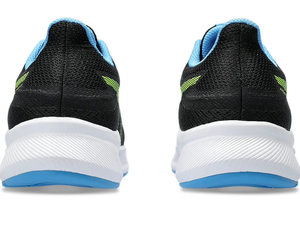 Cheap ASICS PATRIOT 13 GRADE SCHOOL Black/Electric Lime