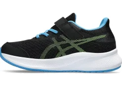 Online ASICS PATRIOT 13 PRE-SCHOOL Black/Electric Lime