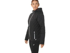 Discount ASICS PERFORMANCE INSULATED JACKET Performance Black/Soft Sky