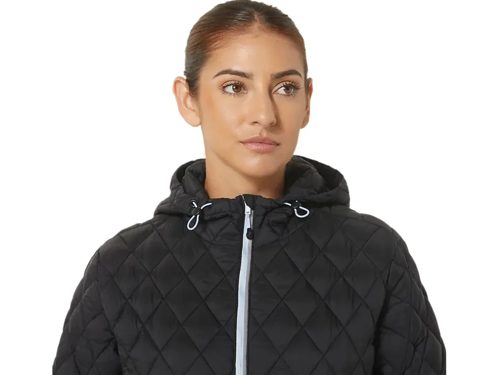 Discount ASICS PERFORMANCE INSULATED JACKET Performance Black/Soft Sky