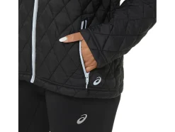 Discount ASICS PERFORMANCE INSULATED JACKET Performance Black/Soft Sky