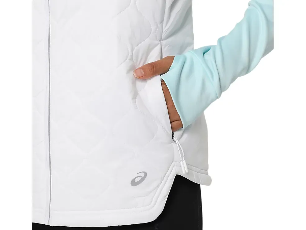 Clearance ASICS PERFORMANCE INSULATED VEST 2.0 Brilliant White