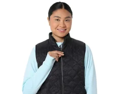 Clearance ASICS PERFORMANCE INSULATED VEST 2.0 Performance Black Suminagashi Print
