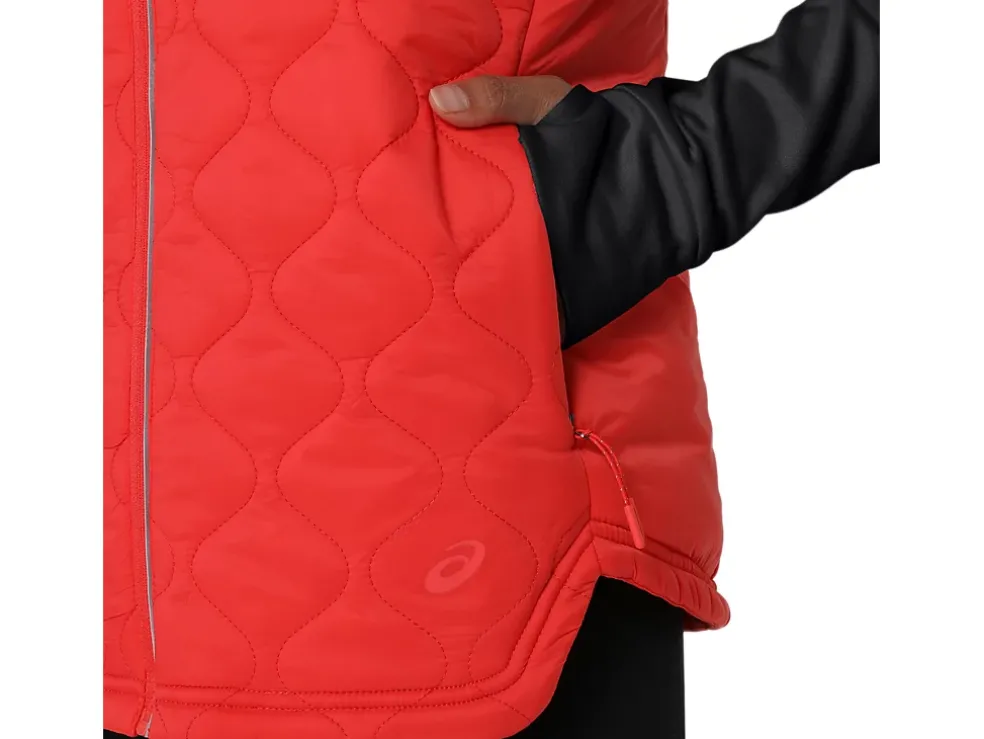 Online ASICS PERFORMANCE INSULATED VEST 2.0 Red Snapper