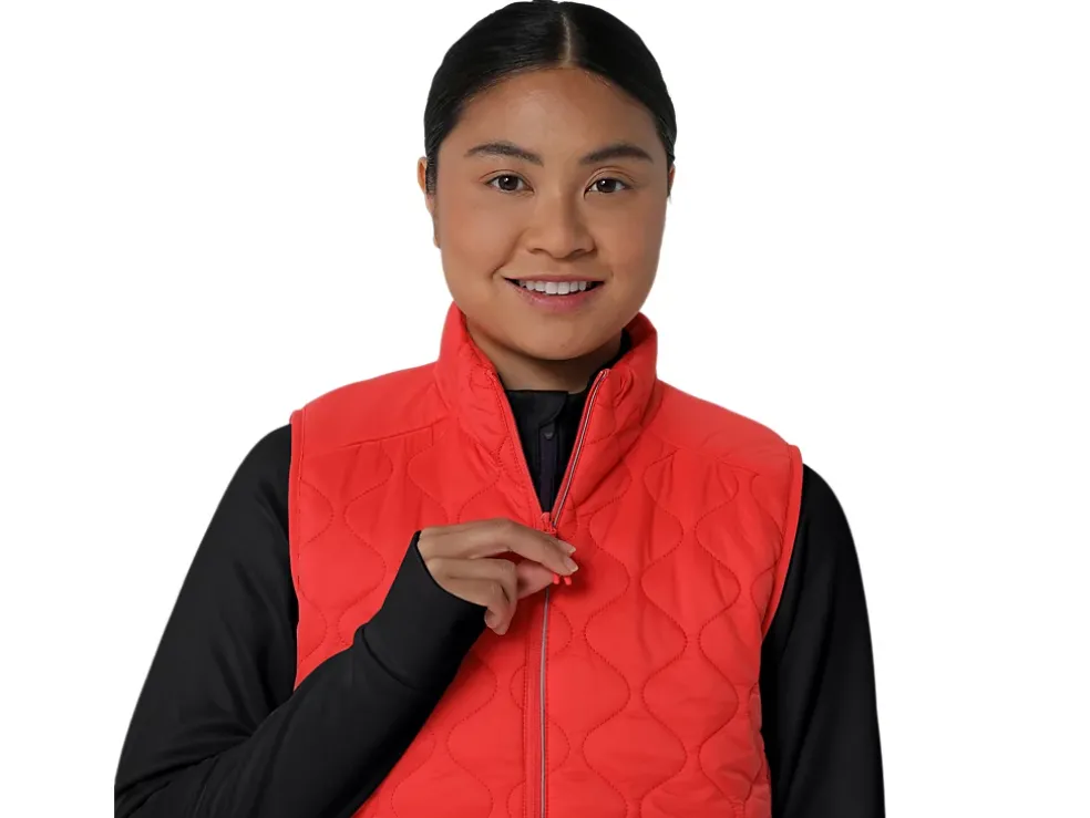Online ASICS PERFORMANCE INSULATED VEST 2.0 Red Snapper