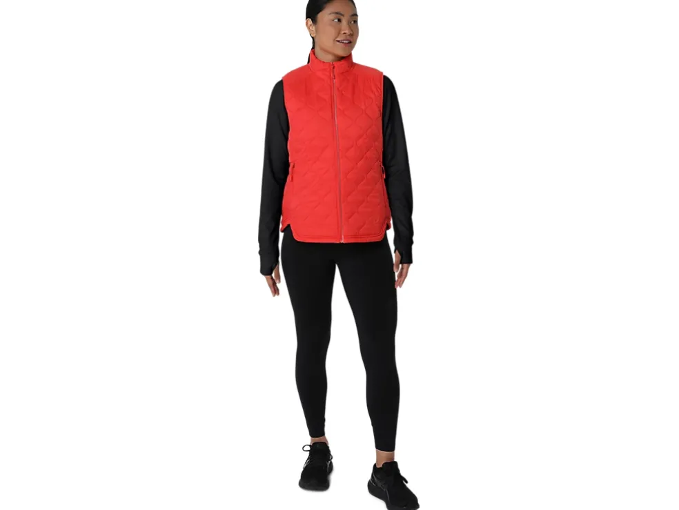 Online ASICS PERFORMANCE INSULATED VEST 2.0 Red Snapper