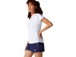 Clearance ASICS PIPING TEE Brilliant White