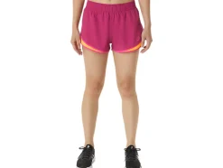 Best ASICS PR LYTE 2.5IN RUN SHORT Fuchsia Red/Pink Glo