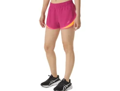 Best ASICS PR LYTE 2.5IN RUN SHORT Fuchsia Red/Pink Glo