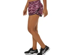 Store ASICS PR LYTE 2.5IN RUN SHORT Deep Mars Print/Black