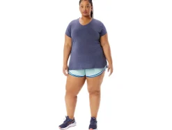 Hot ASICS PR LYTE 2.5IN RUN SHORT Clear Blue Spacedye/Lake Drive