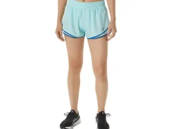 Hot ASICS PR LYTE 2.5IN RUN SHORT Clear Blue Spacedye/Lake Drive