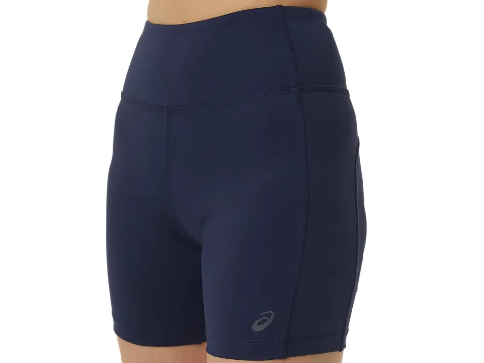 Discount ASICS PR LYTE 5IN RUN SHORT WITH POCKETS Peacoat