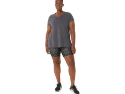 Cheap ASICS PR LYTE 5IN RUN  SHORT WITH POCKETS Night Shade/Sage Print