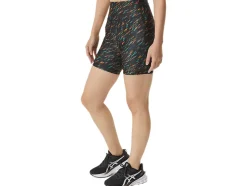 Cheap ASICS PR LYTE 5IN RUN  SHORT WITH POCKETS Night Shade/Sage Print
