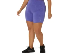 Cheap ASICS PR LYTE 5IN RUN  SHORT WITH POCKETS Blue Violet Suminagshi Print