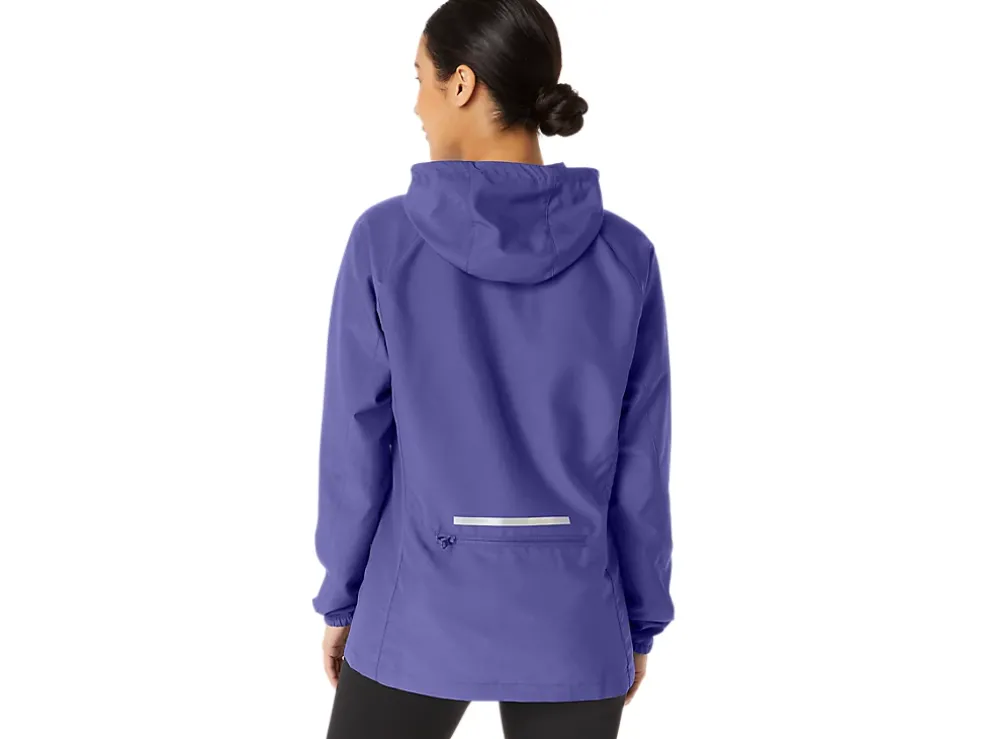 Best ASICS PR LYTE PACKABLE JACKET Blue Violet