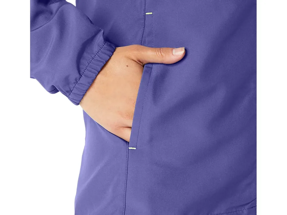 Best ASICS PR LYTE PACKABLE JACKET Blue Violet