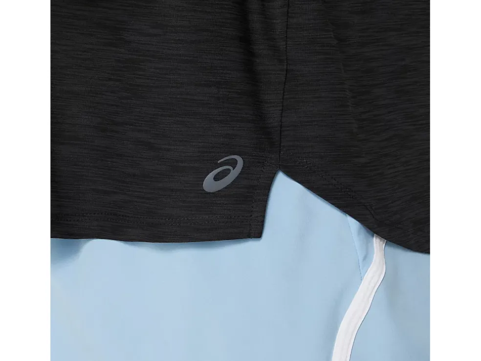Online ASICS PR LYTE RUN SHORT SLEEVE 2.0 Performance Black Spacedye