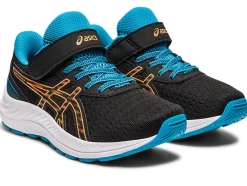 Online ASICS PRE EXCITE 9 PRE-SCHOOL Black/Sun Peach