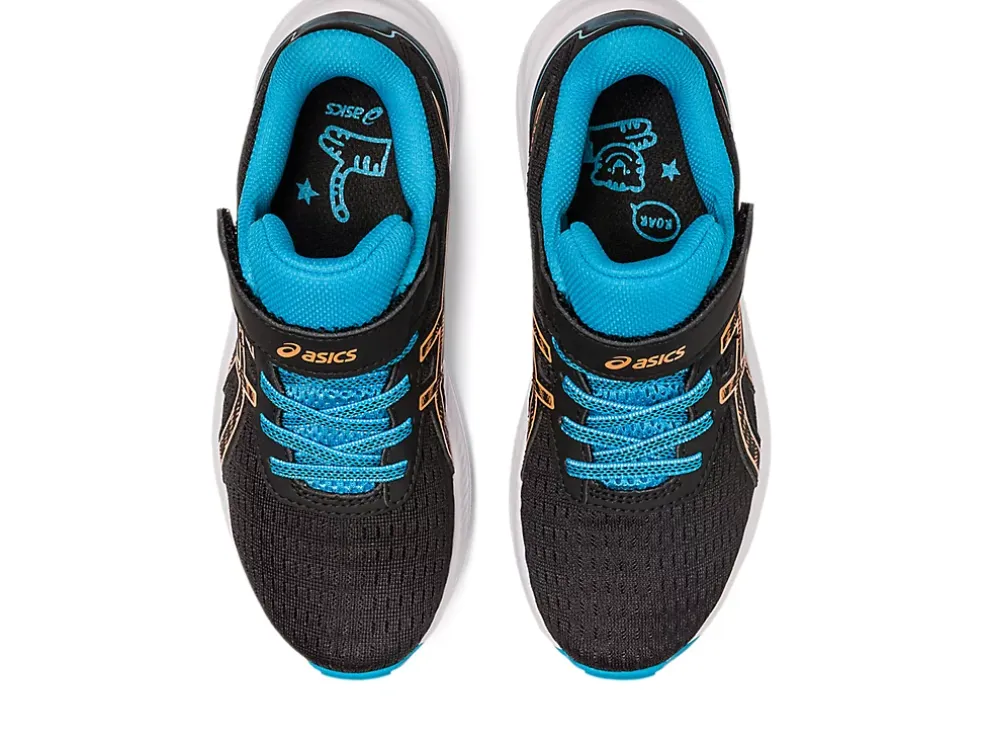 Online ASICS PRE EXCITE 9 PRE-SCHOOL Black/Sun Peach