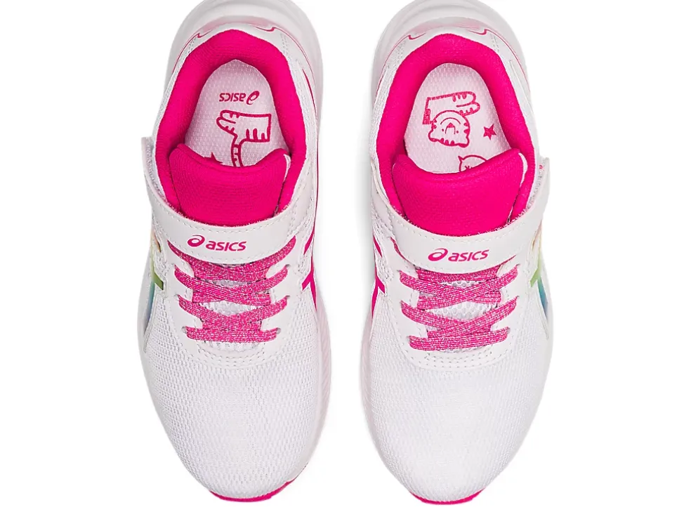 Clearance ASICS PRE EXCITE 9 PRE-SCHOOL White/Pink Glo