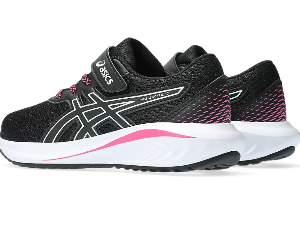 Hot ASICS PRE EXCITE 10 PRE-SCHOOL Black/Pure Aqua