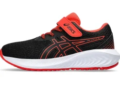 Cheap ASICS PRE EXCITE 10 PRE-SCHOOL Black/True Red