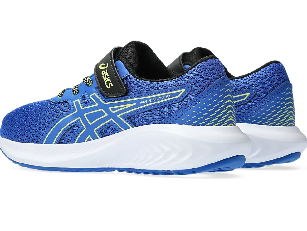 Hot ASICS PRE EXCITE 10 PRE-SCHOOL Illusion Blue/Glow Yellow