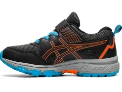 Sale ASICS PRE VENTURE 8 PRE-SCHOOL Black/Marigold Orange