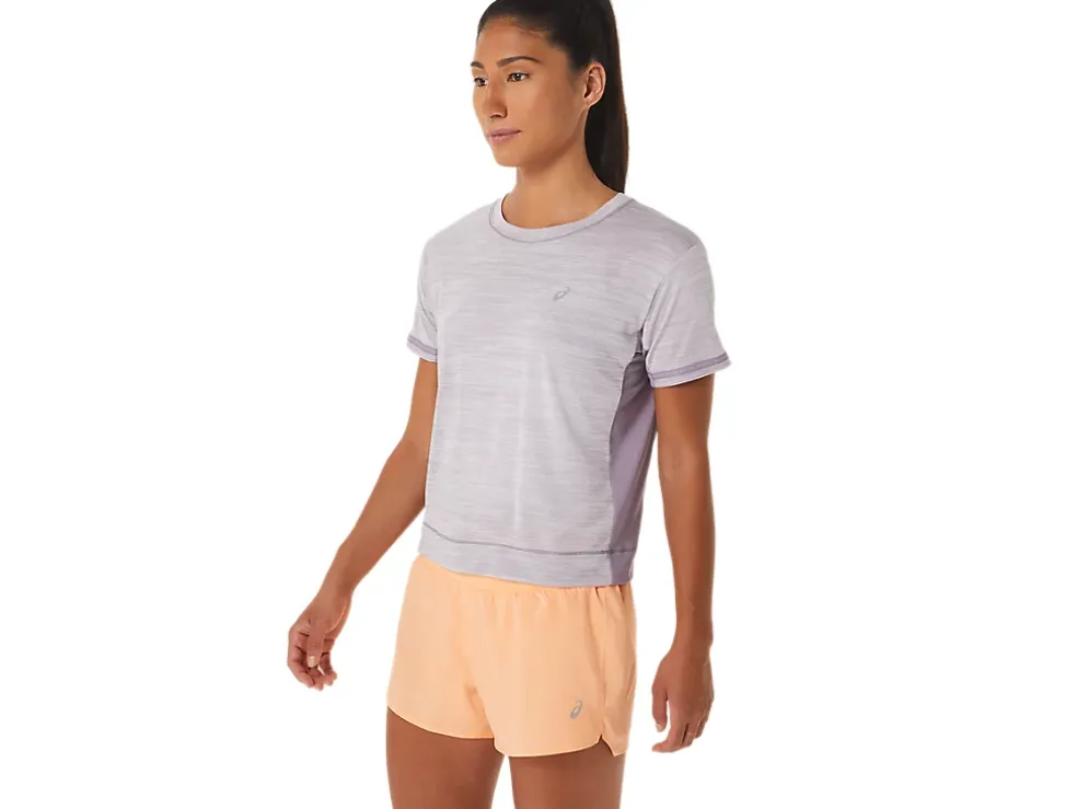 New ASICS RACE CROP TOP Violet Quartz/Dusk Violet