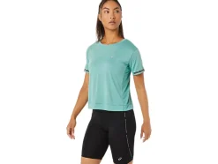 Cheap ASICS RACE CROP TOP Sage