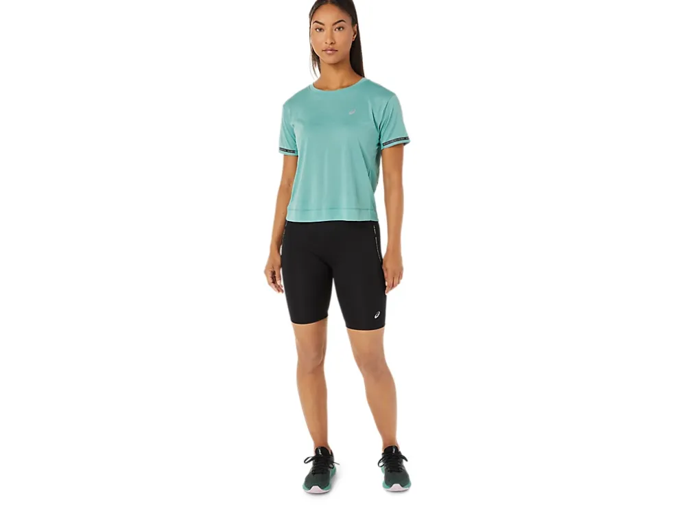Cheap ASICS RACE CROP TOP Sage