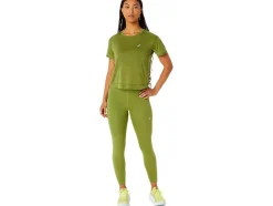 Hot ASICS RACE CROP TOP Cactus/Mantle Green