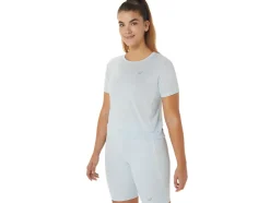 Cheap ASICS RACE CROP TOP Sky/Cream