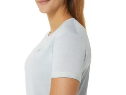 Cheap ASICS RACE CROP TOP Sky/Cream