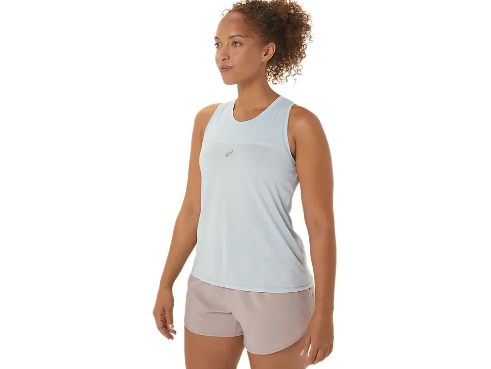 Clearance ASICS RACE TANK Sky/Cream