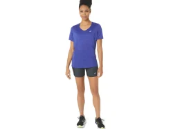 Best Sale ASICS RACE V-NECK SHORT SLEEVE TOP Eggplant/Night Shade