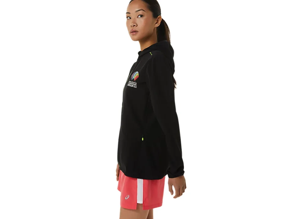 Shop ASICS READY SET JACKET WCH Performance Black