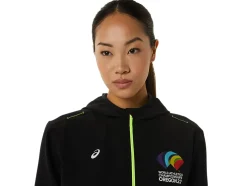 Shop ASICS READY SET JACKET WCH Performance Black