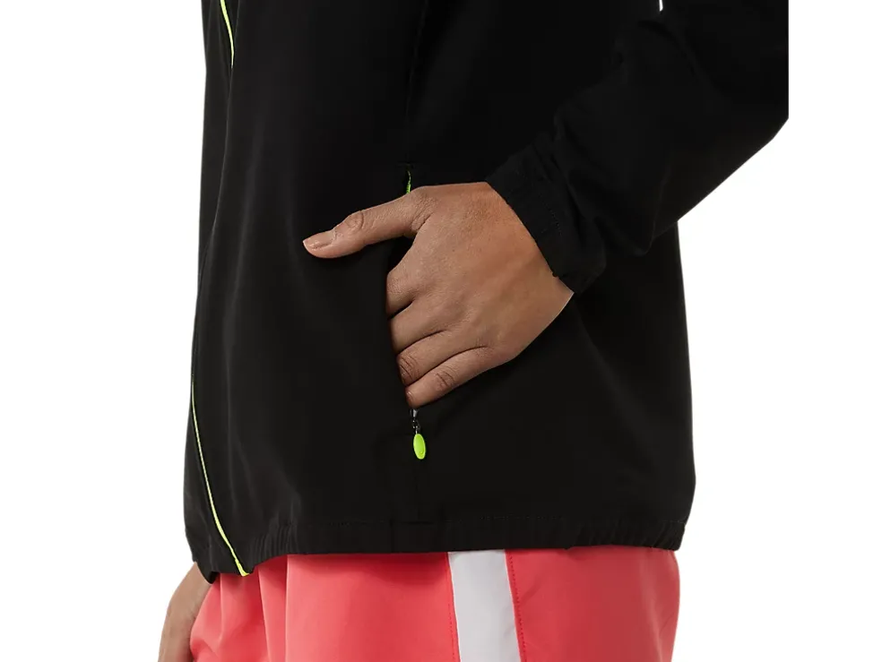 Shop ASICS READY SET JACKET WCH Performance Black