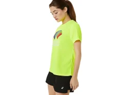 Cheap ASICS READY-SET II SHORT SLEEVE WCH Safety Yellow