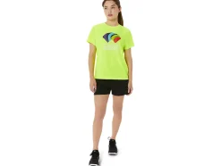 Cheap ASICS READY-SET II SHORT SLEEVE WCH Safety Yellow